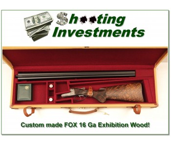 AH Fox 16 Ga Custom Exhibition Grade new and unfired!